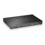 Zyxel GS2220-50HP-EU0101F valdomas tinklo jungiklis L2 Gigabit Ethernet (10/100/1000) Power over Ethernet (PoE) juodas