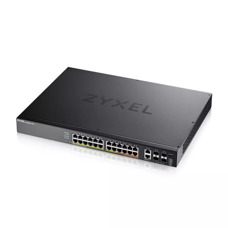 Zyxel XGS2220-30HP valdomas L3 gigabito eterneto (10/100/1000) „Power over Ethernet“ (PoE) jungiklis juodas
