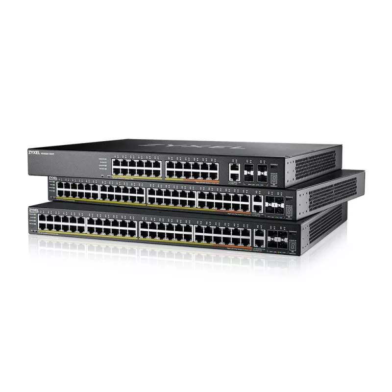 Zyxel XGS2220-30HP valdomas L3 gigabito eterneto (10/100/1000) „Power over Ethernet“ (PoE) jungiklis juodas