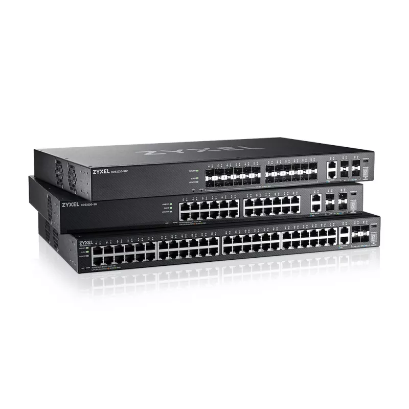 Valdomas jungiklis Zyxel XGS2220-30F L3 24 SFP 4 SFP+ 168 Gbit/s