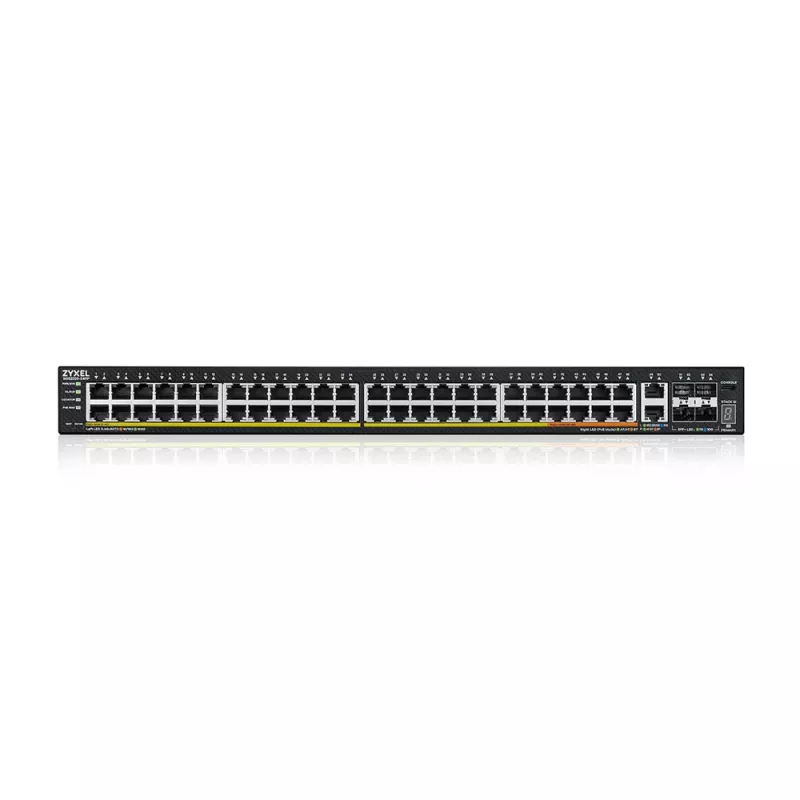 Zyxel XGS2220-54FP valdomas L3 Gigabit Ethernet (10/100/1000) jungiklis su PoE