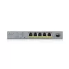 Zyxel GS1350-6HP-EU0101F tinklo jungiklis valdomas L2 Gigabit Ethernet (10/100/1000) Power over Ethernet (PoE) pilkas