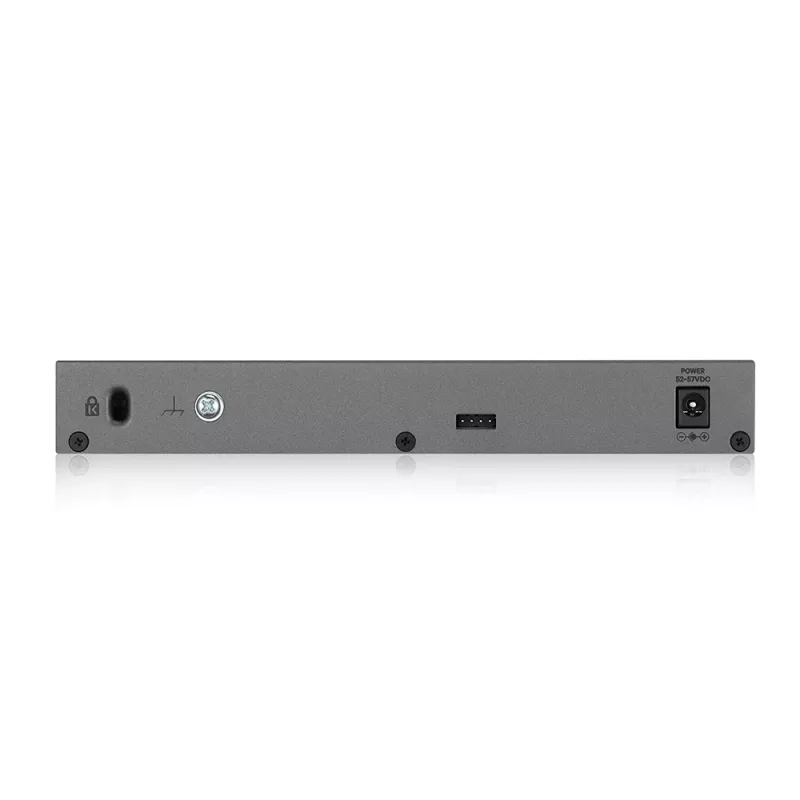 Zyxel GS1350-6HP-EU0101F tinklo jungiklis valdomas L2 Gigabit Ethernet (10/100/1000) Power over Ethernet (PoE) pilkas