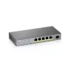 Zyxel GS1350-6HP-EU0101F tinklo jungiklis valdomas L2 Gigabit Ethernet (10/100/1000) Power over Ethernet (PoE) pilkas