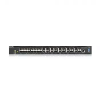 Zyxel XS3800-28 valdomas L2+ 10G Ethernet (100/1000/10000) juodas