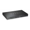 Zyxel XGS4600-32 valdomas L3 Gigabit Ethernet (10/100/1000) jungiklis juodas
