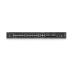 Zyxel XGS4600-32 valdomas L3 Gigabit Ethernet (10/100/1000) jungiklis juodas