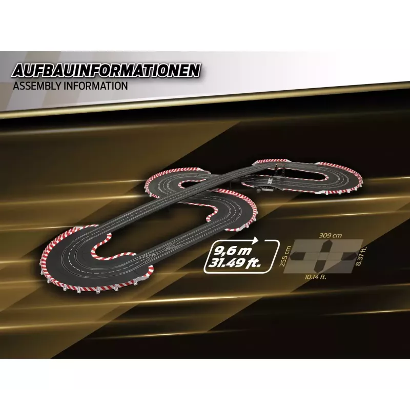 Lenktynių rinkinys su automobiliais ir trasa CARRERA Carrera Full Speed įvairiaspalvis