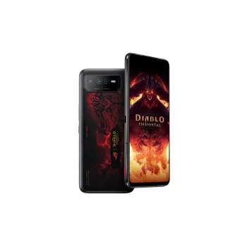 ASUS ROG Phone 6 Diablo Immortal Edition 17,2 cm (6,78 col.) Dual SIM Android 12 5G USB Type-C 16 GB 512 GB 6000 mAh Juoda, Raudona