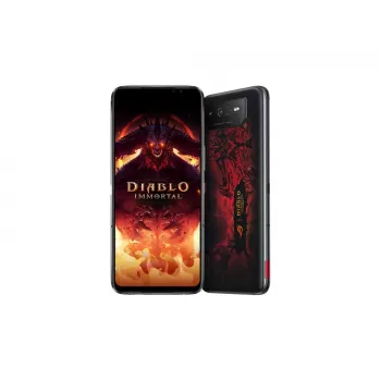 ASUS ROG Phone 6 Diablo Immortal Edition 17,2 cm (6,78 col.) Dual SIM Android 12 5G USB Type-C 16 GB 512 GB 6000 mAh Juoda, Raudona