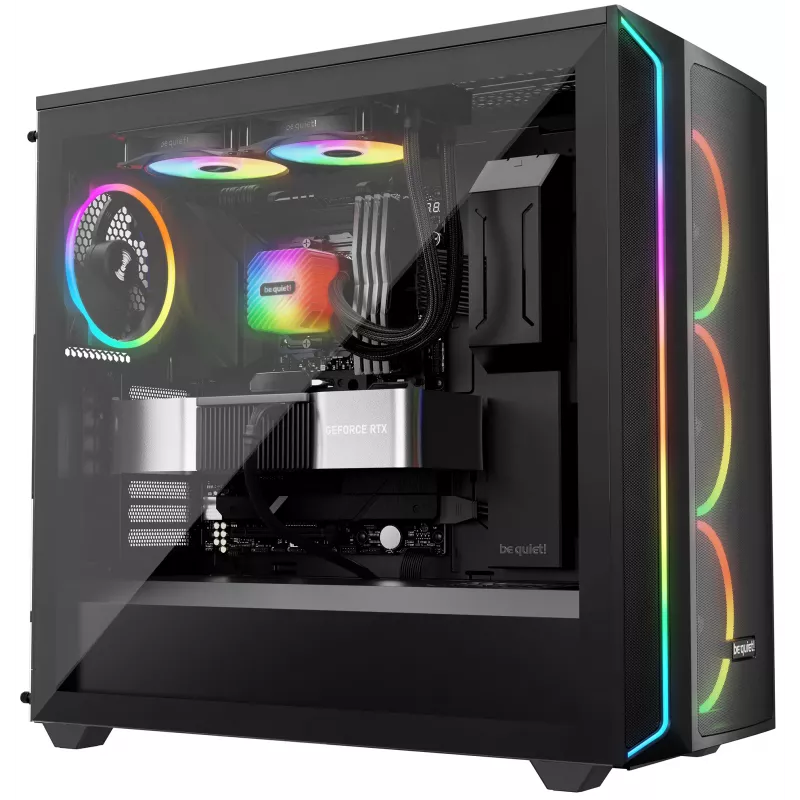 be quiet! LIGHT LOOP 240mm Black procesoriaus vandens aušintuvas 240 mm 2x120 mm