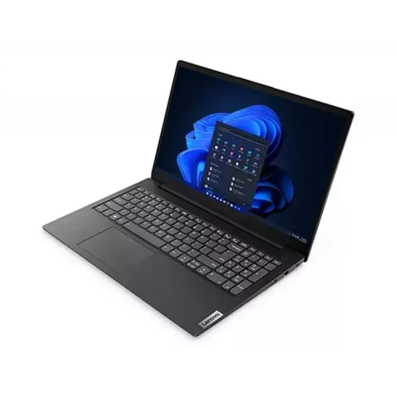 Nešiojamas kompiuteris Lenovo V V15 AMD Ryzen 5 7520U, 15,6 colio Full HD, 16 GB LPDDR5, 512 GB SSD, AMD Radeon 610M, Windows 11 Pro, juodas
