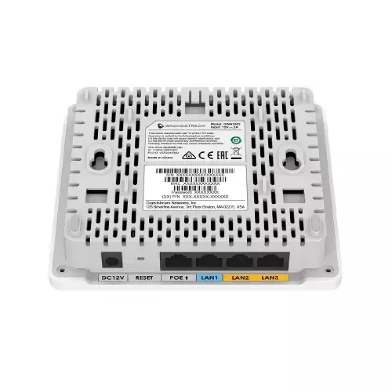 Belaidis prieigos taškas Grandstream GWN7603 2.4/5 GHz 802.11ac, 2x2 MIMO, 4x LAN, PoE, 16 SSID