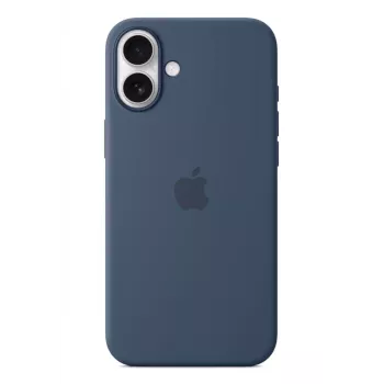 APPLE Silicone Case su MagSafe, iPhone 16 Plus, Denim