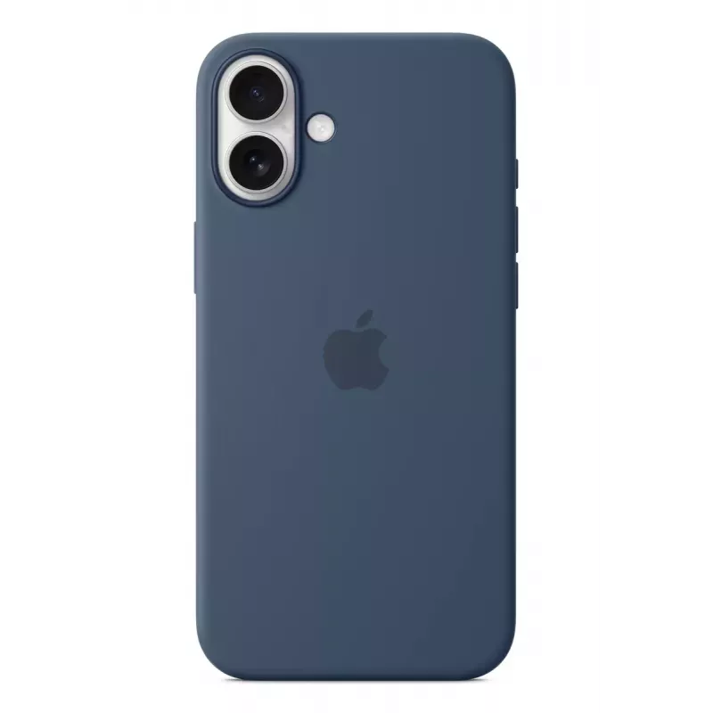 APPLE Silicone Case su MagSafe, iPhone 16 Plus, Denim