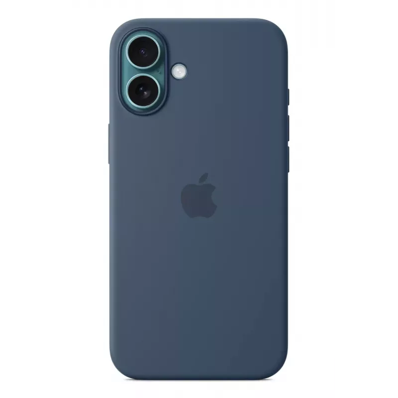APPLE Silicone Case su MagSafe, iPhone 16 Plus, Denim