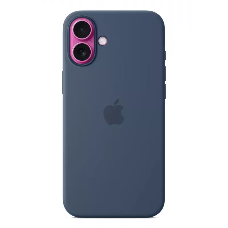 APPLE Silicone Case su MagSafe, iPhone 16 Plus, Denim