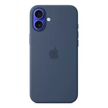 APPLE Silicone Case su MagSafe, iPhone 16 Plus, Denim