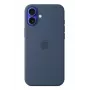 APPLE Silicone Case su MagSafe, iPhone 16 Plus, Denim