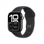 Išmanusis laikrodis Apple Watch Series 10 GPS 42mm Jet Black aliuminio korpusas su juodu sportiniu dirželiu S/M