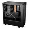 Korpusas bequiet! PURE BASE 501 Airflow Window MIDI bokštas — ATX, grūdintas stiklas, 3x140/240mm palaikymas, 2x3,5 colio + 5x2,5 colio, USB-A x2, USB-C x1