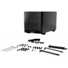 Korpusas bequiet! PURE BASE 501 Airflow Window MIDI bokštas — ATX, grūdintas stiklas, 3x140/240mm palaikymas, 2x3,5 colio + 5x2,5 colio, USB-A x2, USB-C x1