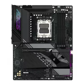 Motininė plokštė GIGABYTE X870E AORUS ELITE WIFI7 ATX, AMD X870E, Socket AM5, DDR5, 4x DIMM, Wi‑Fi 7, 2.5Gb LAN