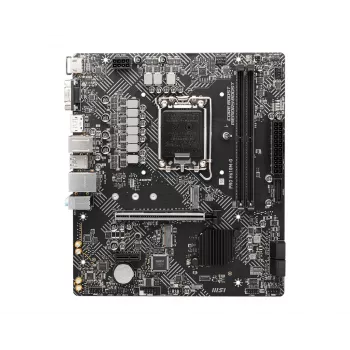 Motininė plokštė MSI PRO H610M-G — Intel H610, LGA 1700, micro ATX, DDR5, 2 DIMM, iki 96 GB, M.2, SATA III, HDMI 2.1, DisplayPort 1.4