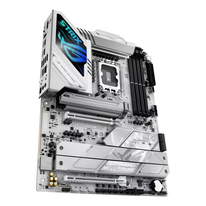 Pagrindinė plokštė ASUS ROG STRIX Z890-A GAMING WIFI, Intel Z890, LGA 1851 lizdas, ATX, DDR5 atmintis, Wi-Fi 7, baltos spalvos