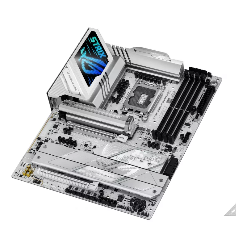 Pagrindinė plokštė ASUS ROG STRIX Z890-A GAMING WIFI, Intel Z890, LGA 1851 lizdas, ATX, DDR5 atmintis, Wi-Fi 7, baltos spalvos