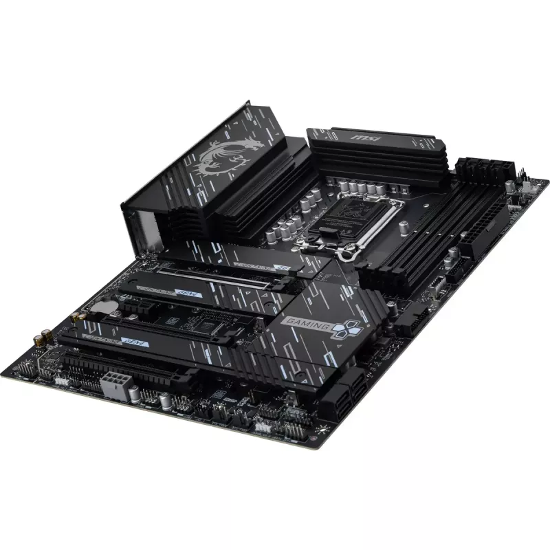 Motininė plokštė MSI Z890 GAMING PLUS WIFI – Intel Z890, LGA 1851, ATX, DDR5, 4x DIMM, Wi‑Fi 7, 5Gb LAN, 4x M.2