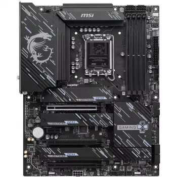 Motininė plokštė MSI Z890 GAMING PLUS WIFI – Intel Z890, LGA 1851, ATX, DDR5, 4x DIMM, Wi‑Fi 7, 5Gb LAN, 4x M.2