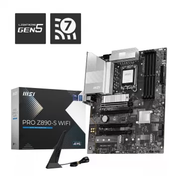 MSI PRO Z890-S WIFI pagrindinė plokštė Intel Z890 LGA 1851 (Socket V1) ATX