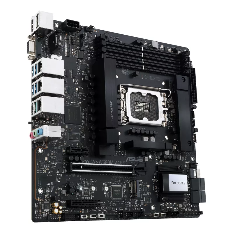 ASUS PRO WS W680M-ACE SE Intel W680 LGA 1700 micro ATX pagrindinė plokštė