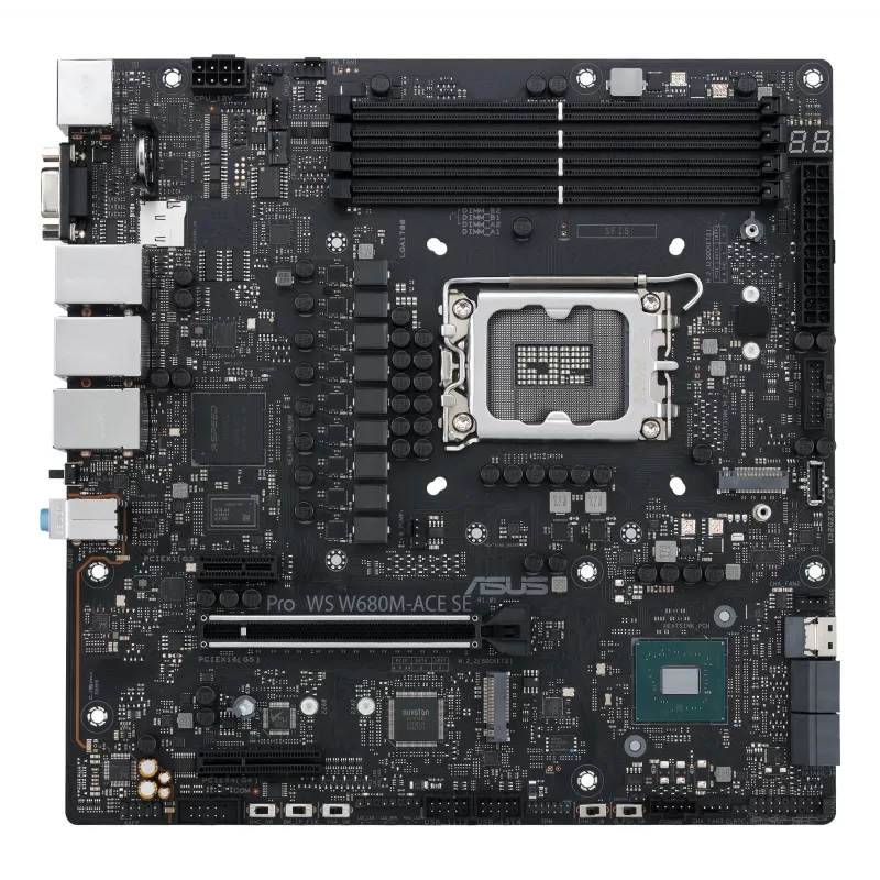 ASUS PRO WS W680M-ACE SE Intel W680 LGA 1700 micro ATX pagrindinė plokštė