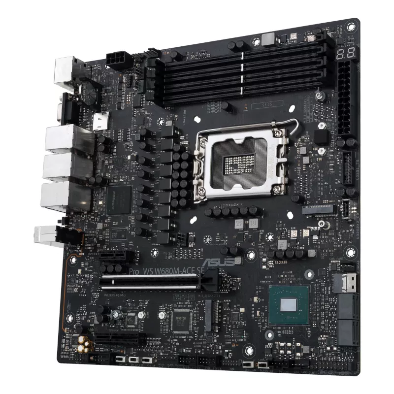 ASUS PRO WS W680M-ACE SE Intel W680 LGA 1700 micro ATX pagrindinė plokštė