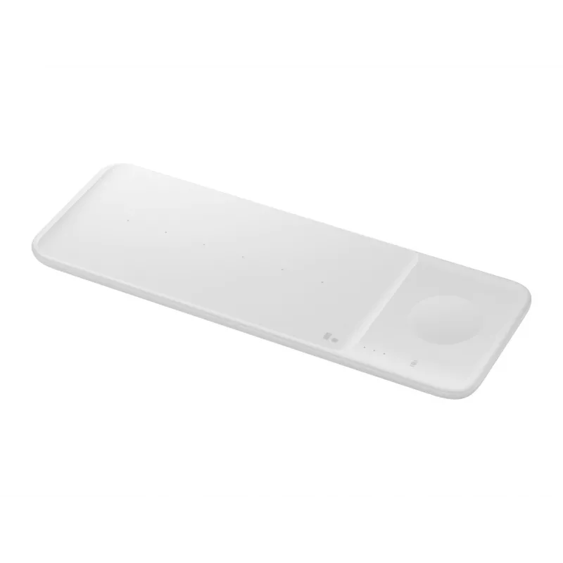 Samsung Wireless Charger Trio belaidis įkroviklis ausinėms, išmaniesiems telefonams ir laikrodžiams, baltas