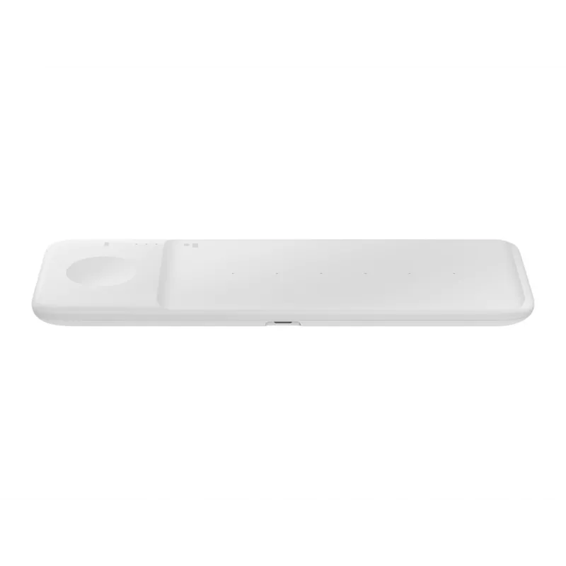 Samsung Wireless Charger Trio belaidis įkroviklis ausinėms, išmaniesiems telefonams ir laikrodžiams, baltas
