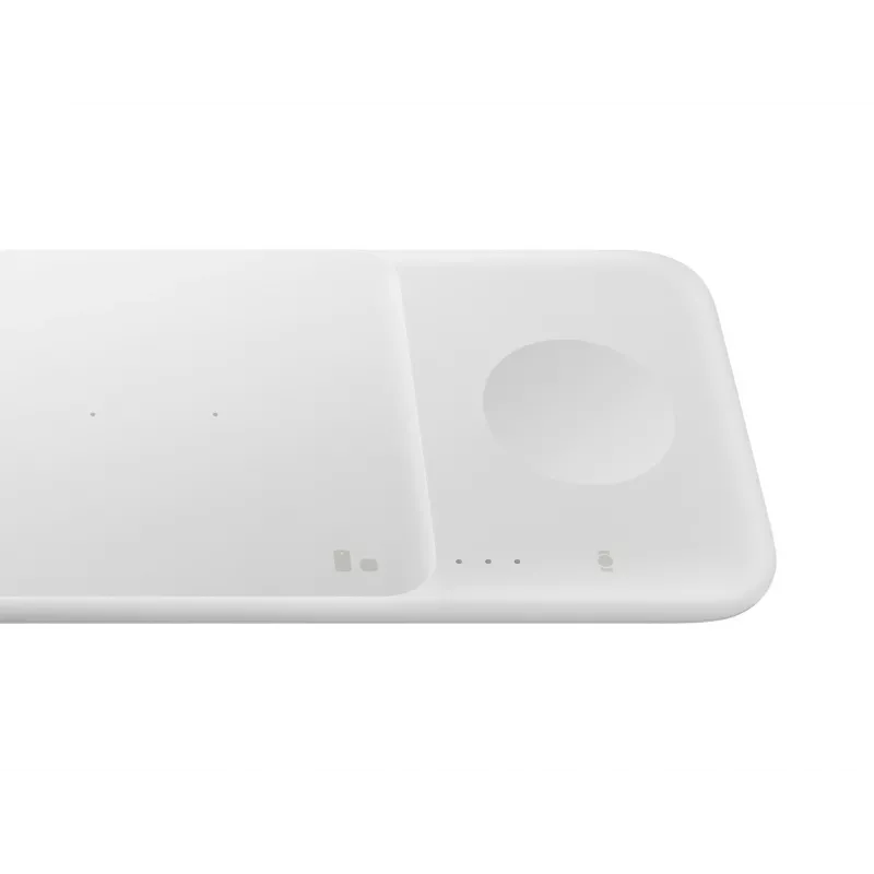 Samsung Wireless Charger Trio belaidis įkroviklis ausinėms, išmaniesiems telefonams ir laikrodžiams, baltas