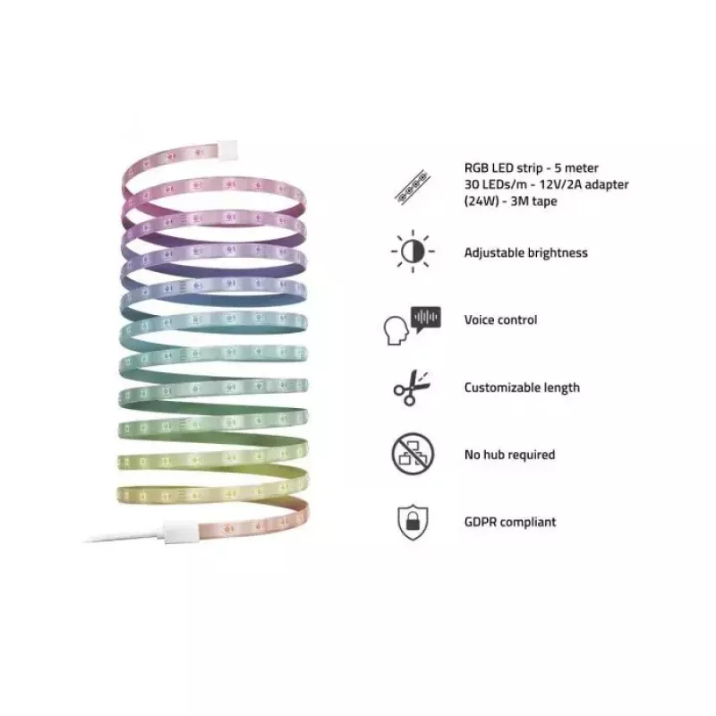 Hombli LED juostelė RGB 5m išmanioji šviesa