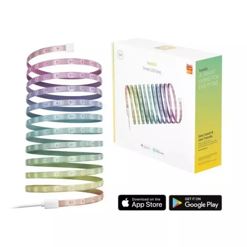 Hombli LED juostelė RGB 5m išmanioji šviesa