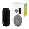 Išmanusis durų skambutis Hombli Pack juodas/baltas IP65 belaidis 1080p