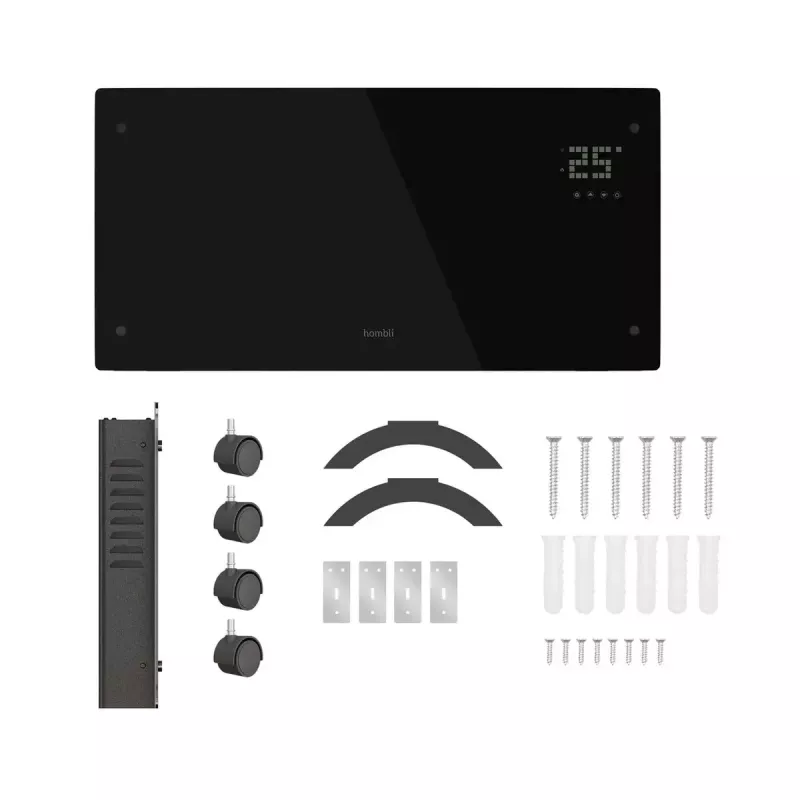 Hombli HBCH-0300 elektrinis konvektorinis šildytuvas 2000 W juodas