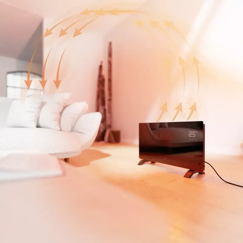 Hombli HBCH-0300 elektrinis konvektorinis šildytuvas 2000 W juodas
