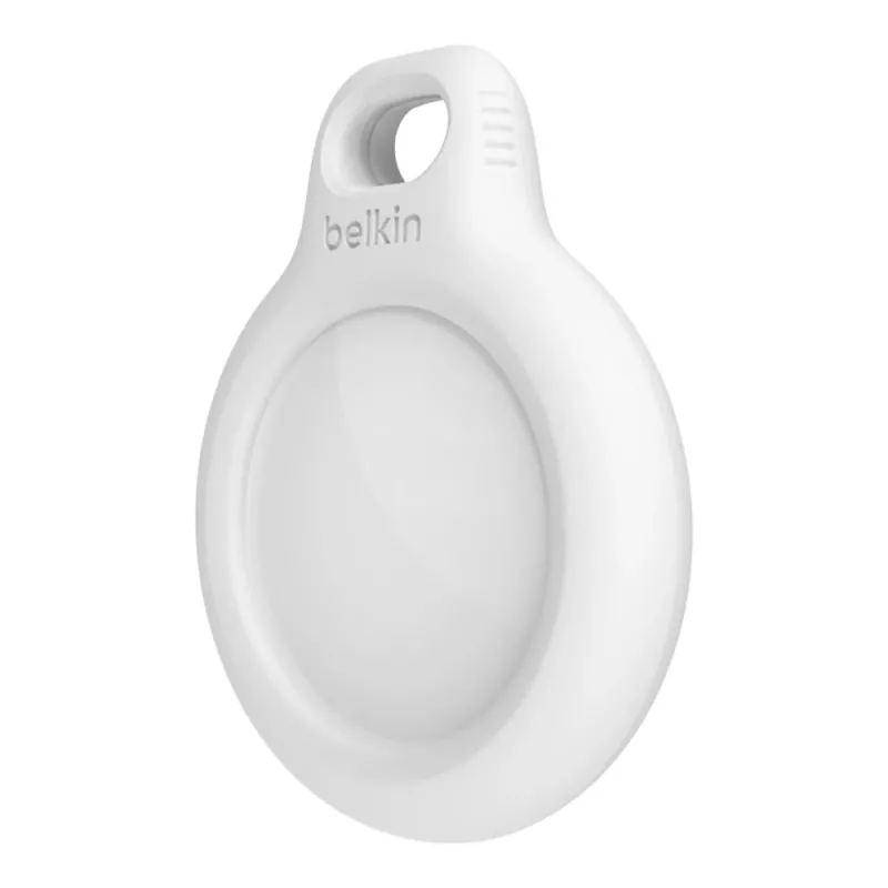 BELKIN Secure Holder With Keyring – Baltas dėklas „AirTag“ ir panašiems sekikliams