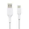 USB laidas Belkin BoostCharge CAB002BT2MWH 2m USB A į USB C baltas