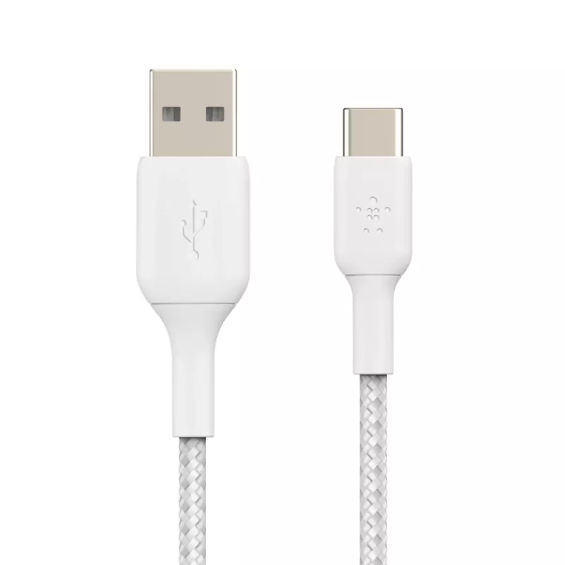 USB laidas Belkin BoostCharge CAB002BT2MWH 2m USB A į USB C baltas