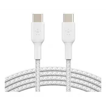 USB-C laidas Belkin CAB004BT1MWH2PK USB 2.0 1 m baltas