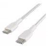 USB-C laidas Belkin CAB004BT1MWH2PK USB 2.0 1 m baltas