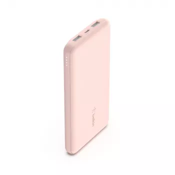 BELKIN 10 000 mAh Power Bank USB-C / USB-A 15W - Rožinis